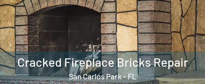 Cracked Fireplace Bricks Repair San Carlos Park - FL