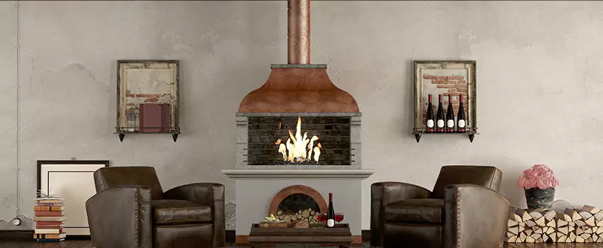 Thelin Hearth Products Providence Pellet Insert Fireplace Installation in San Carlos Park, FL
