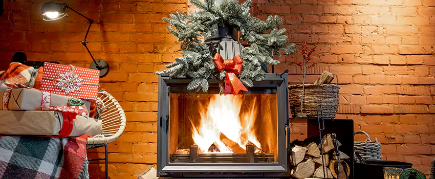 Travis Industries Linear Gas Fireplace Installation in San Carlos Park, Florida