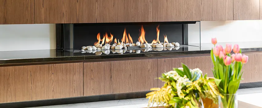 Double-height Fireplace Design Refurbishment in San Carlos Park, Florida