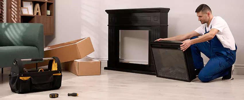 Old Rusted Metal Fireplace Repair And Replacement in San Carlos Park, FL